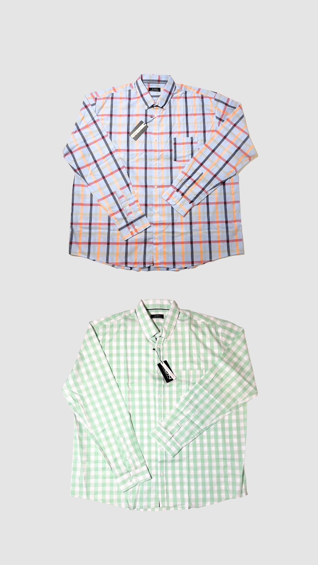 Camisas manga larga - cuadros