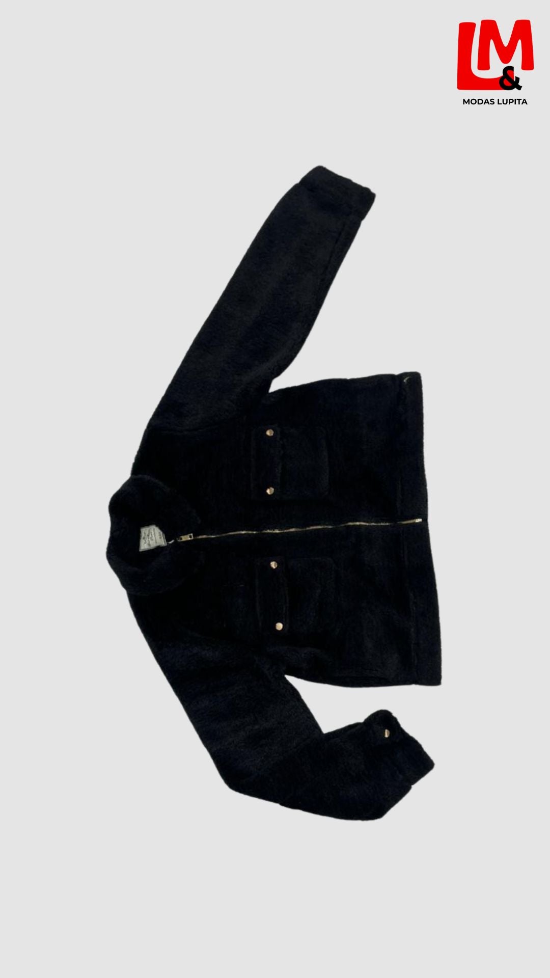 Chamarra tejido peluche