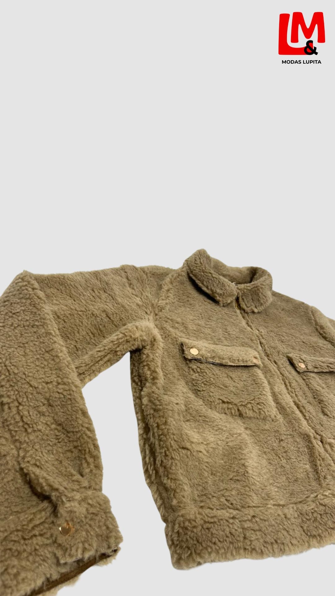 Chamarra tejido peluche