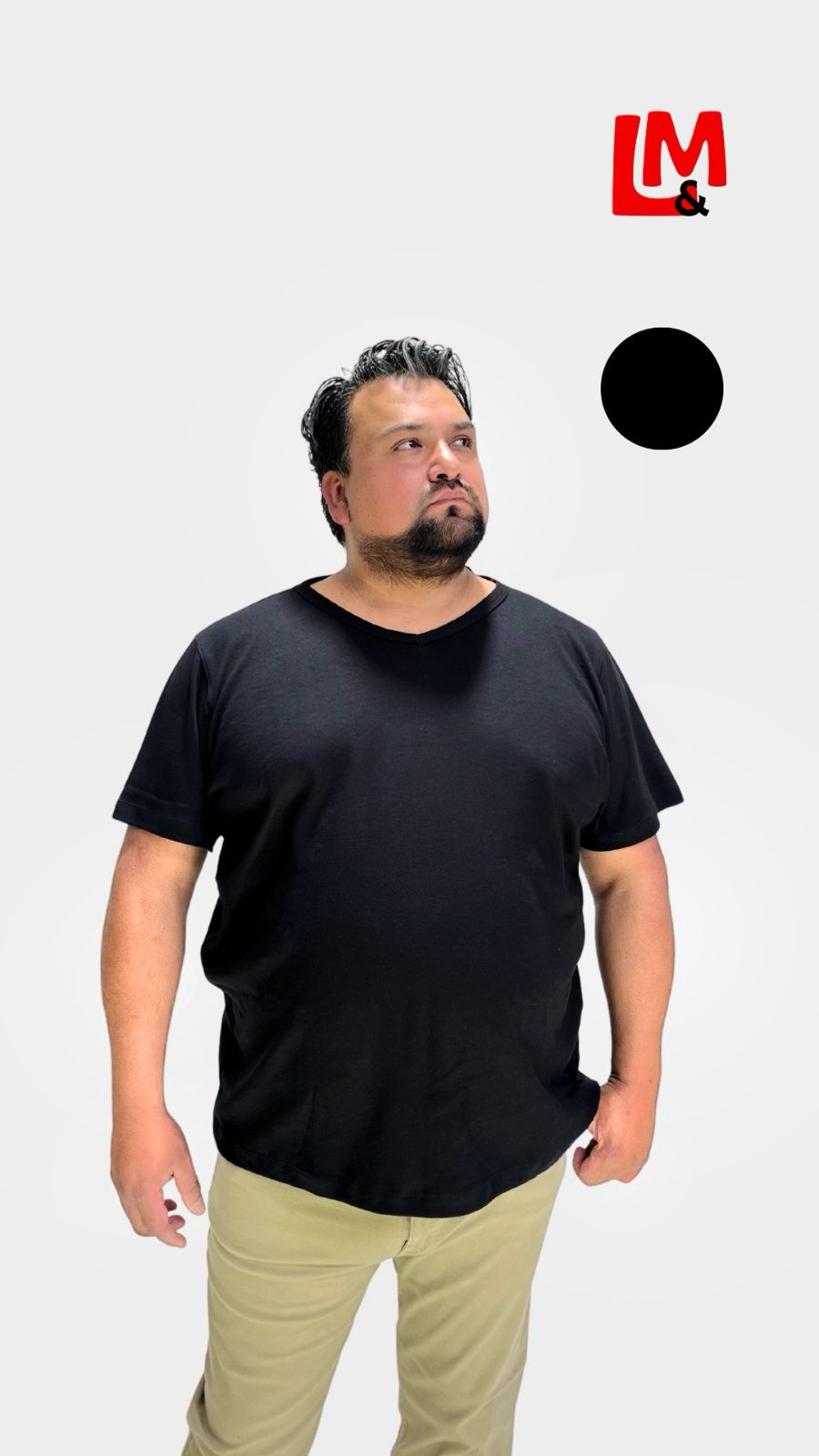 Playera cuello V